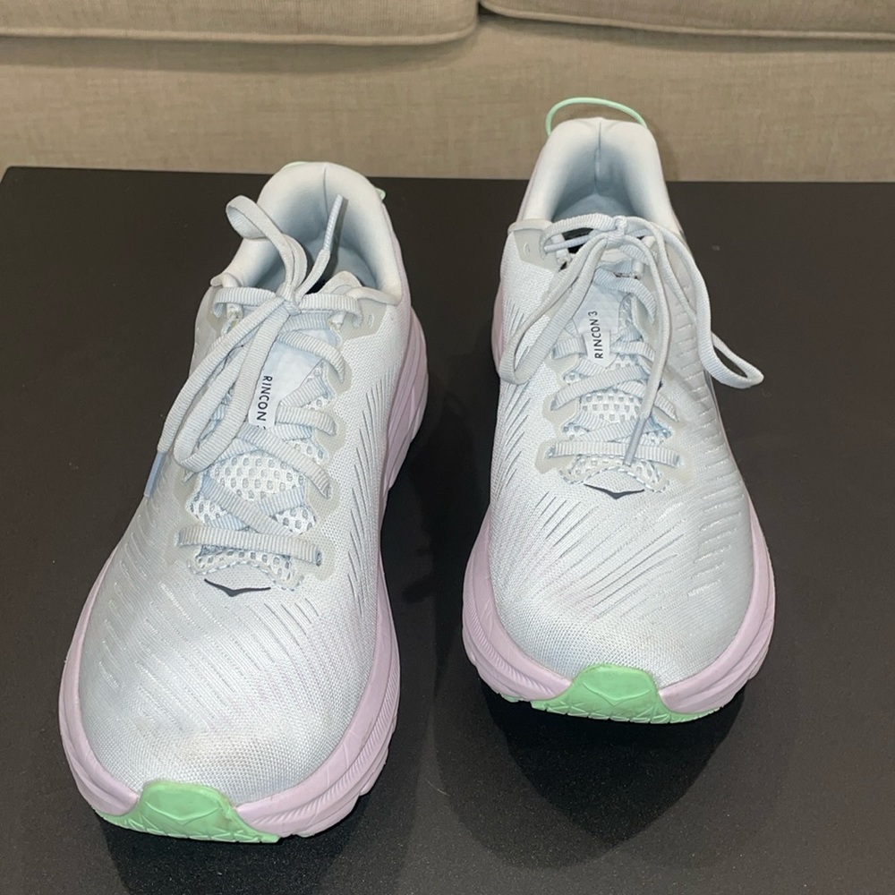 Lightly worn HOKA Rincon 3